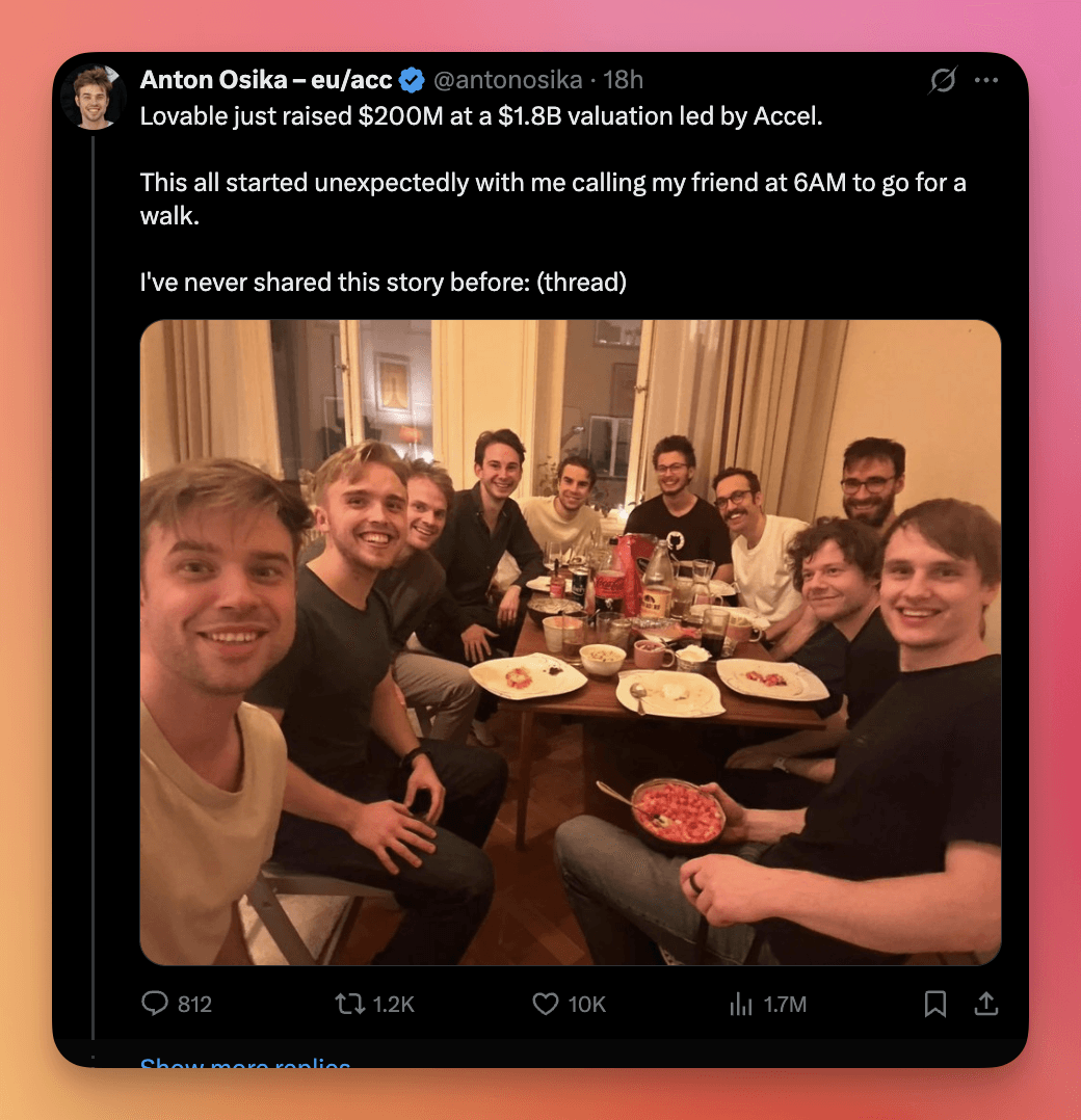 Lovable raised $200M