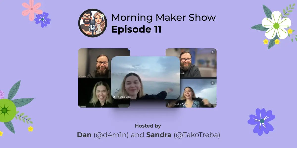 Episode 11 of Morning Maker Show: Solo Entrepreneurs Unleashed: Chasing Dreams from Beaches to Code