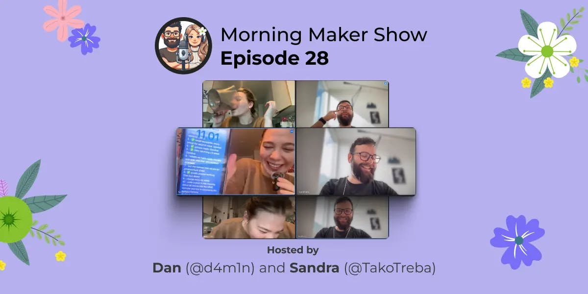 Episode 28 of Morning Maker Show: The Perils and pleasures of product launching

