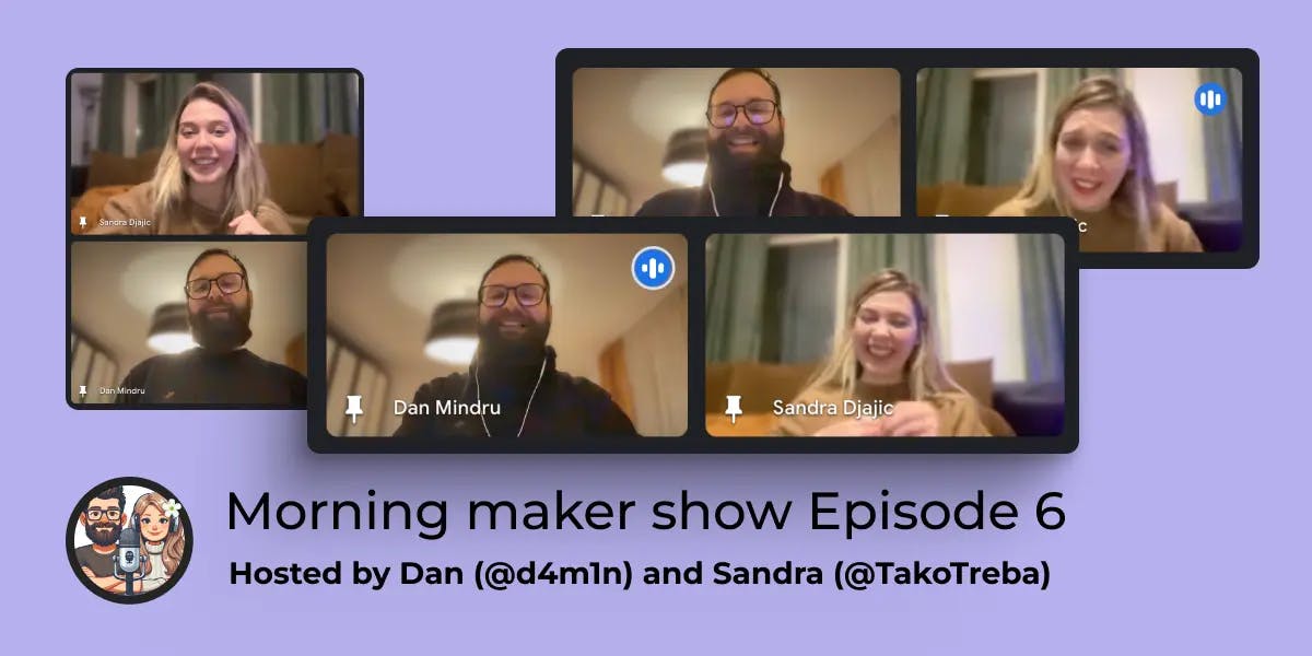 Episode 6 of Morning Maker Show: Time Zones, Indie Games, and SEO Adventures